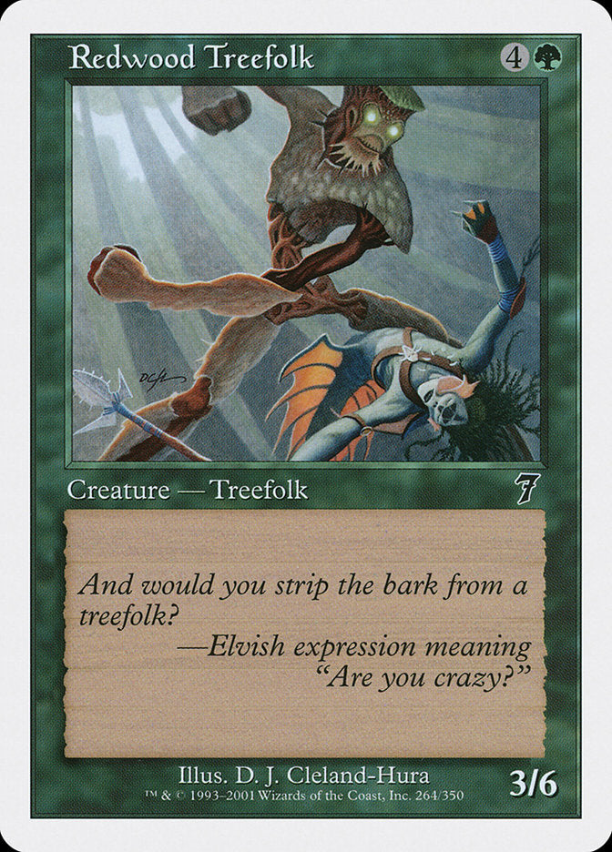 Redwood Treefolk [Seventh Edition] | Total Play