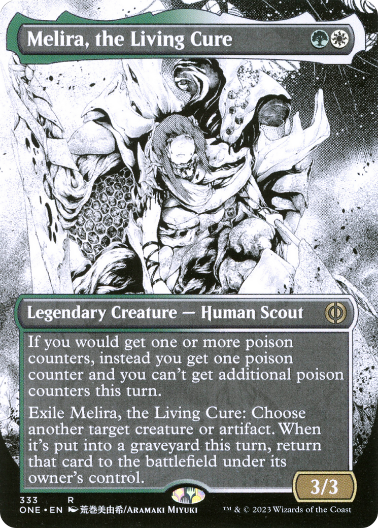 Melira, the Living Cure (Borderless Manga) [Phyrexia: All Will Be One] | Total Play