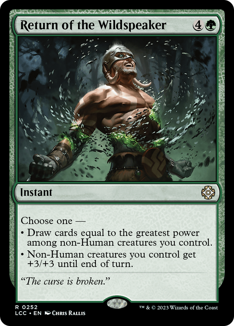 Return of the Wildspeaker [The Lost Caverns of Ixalan Commander] | Total Play