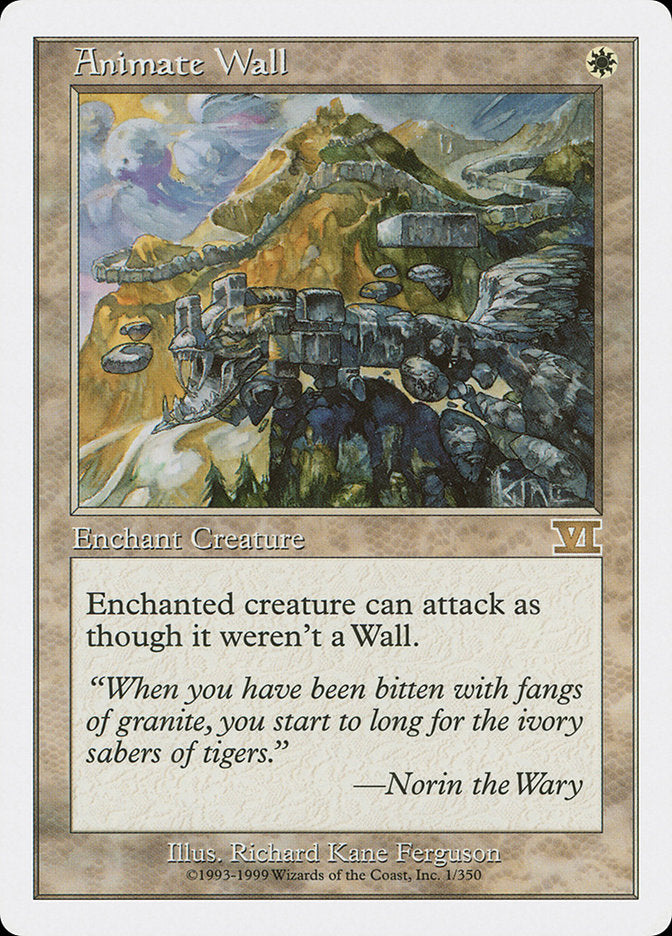 Animate Wall [Classic Sixth Edition] | Total Play