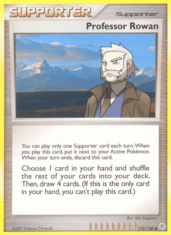 Professor Rowan (112/130) [Diamond & Pearl: Base Set] | Total Play