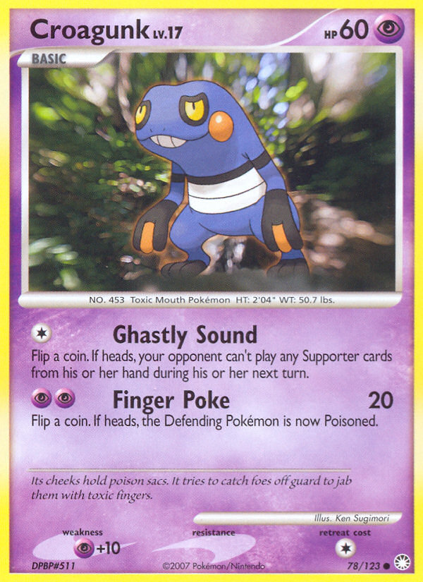 Croagunk (78/123) [Diamond & Pearl: Mysterious Treasures] | Total Play