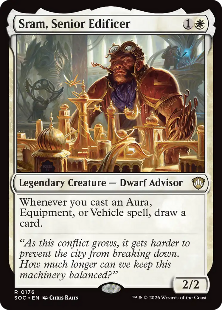 Sram, Senior Edificer [Secrets of Strixhaven Commander] | Total Play