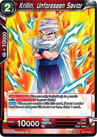 Krillin, Unforeseen Savior (BT7-013) [Assault of the Saiyans] | Total Play
