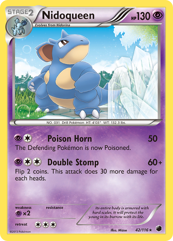 Nidoqueen (42/116) [Black & White: Plasma Freeze] | Total Play