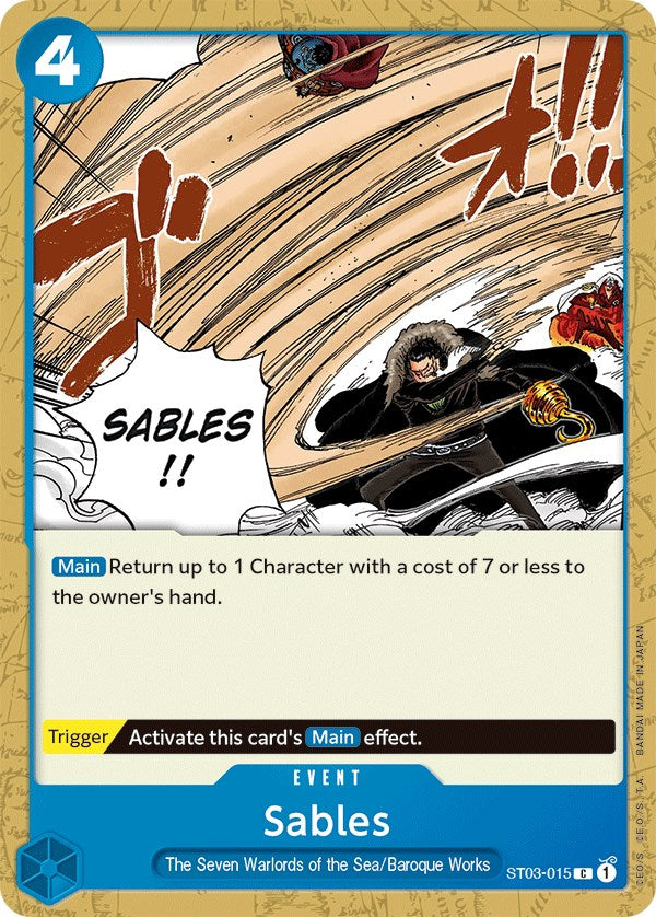 Sables [Starter Deck: The Seven Warlords of The Sea] | Total Play