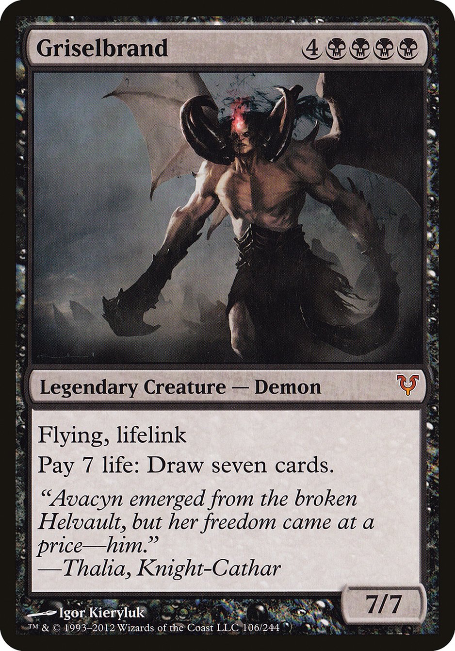 Griselbrand (Oversized) [Open the Helvault] | Total Play
