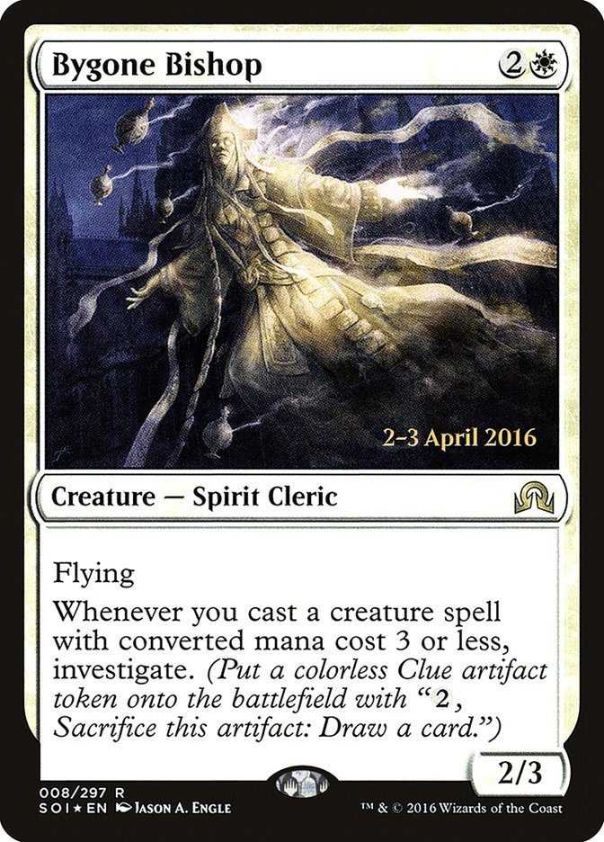 Bygone Bishop [Shadows over Innistrad Prerelease Promos] | Total Play