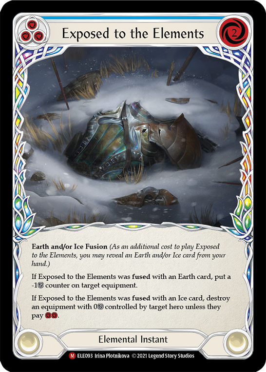 Exposed to the Elements [ELE093] (Tales of Aria)  1st Edition Rainbow Foil | Total Play
