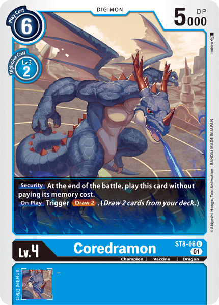 Coredramon [ST8-06] [Starter Deck: Ulforce Veedramon] | Total Play