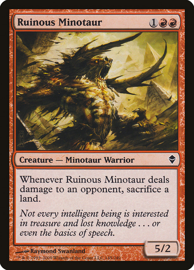Ruinous Minotaur [Zendikar] | Total Play