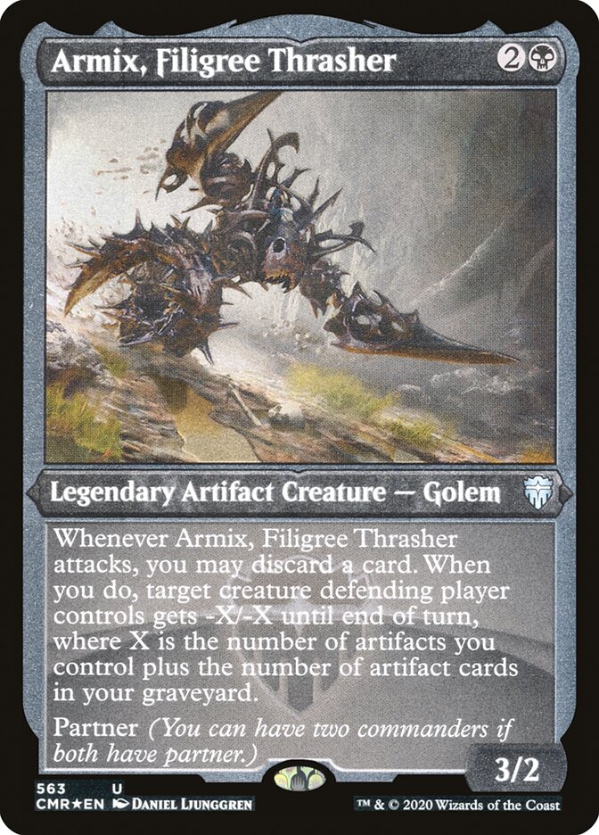 Armix, Filigree Thrasher (Etched) [Commander Legends] | Total Play