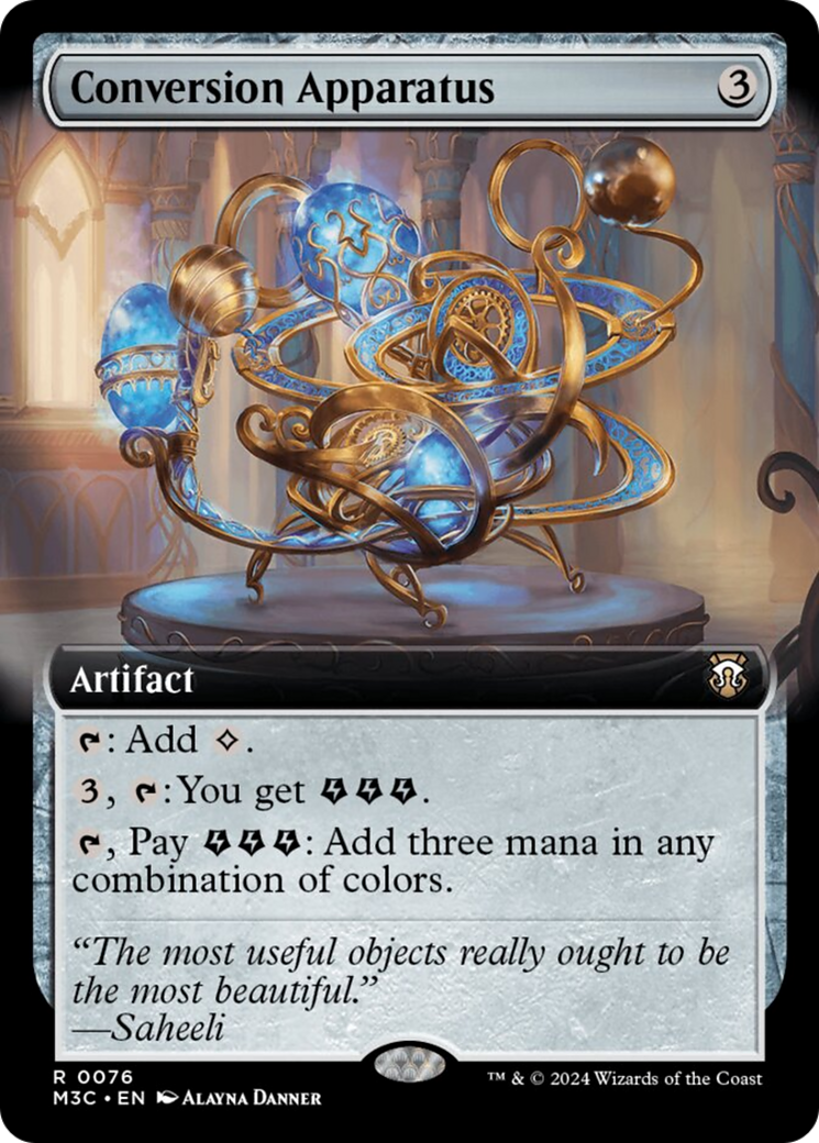 Conversion Apparatus (Extended Art) (Ripple Foil) [Modern Horizons 3 Commander] | Total Play