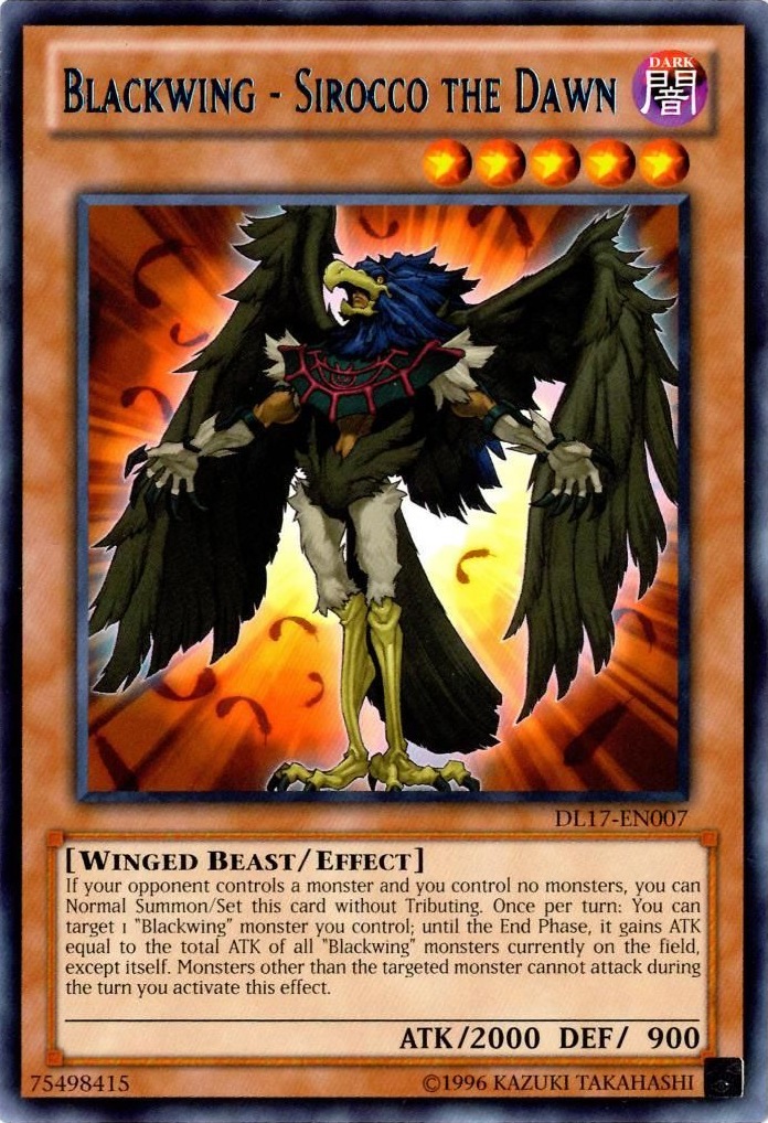 Blackwing - Sirocco the Dawn (Blue) [DL17-EN007] Rare | Total Play