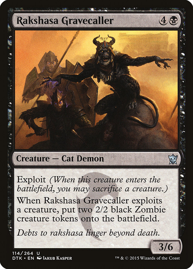 Rakshasa Gravecaller [Dragons of Tarkir] | Total Play