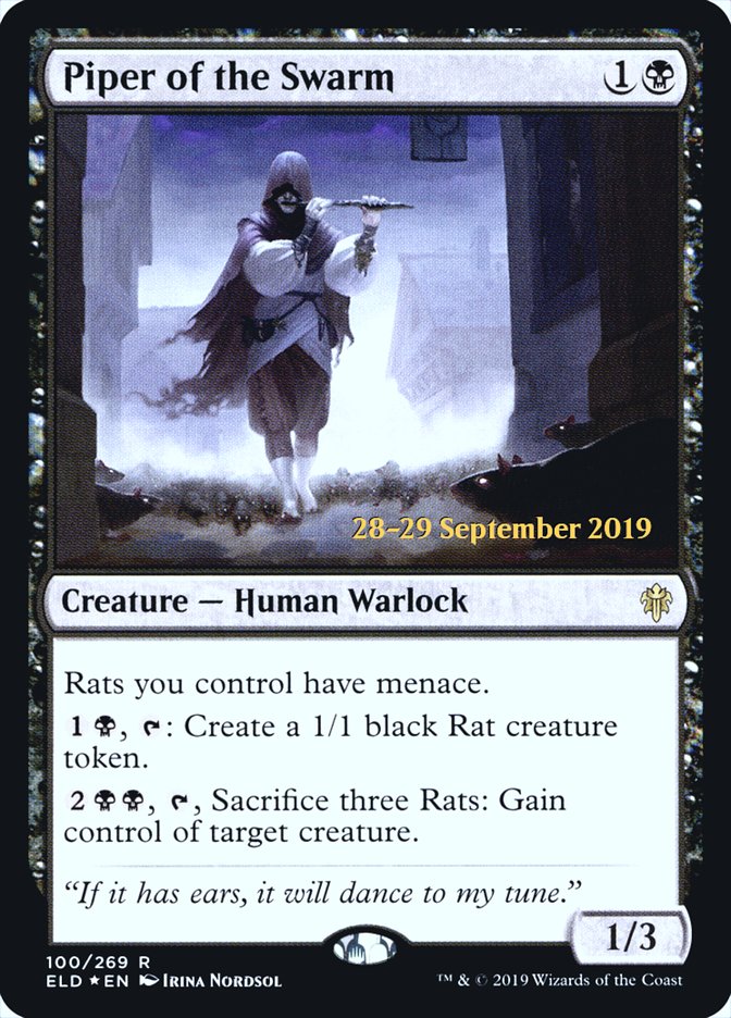 Piper of the Swarm [Throne of Eldraine Prerelease Promos] | Total Play