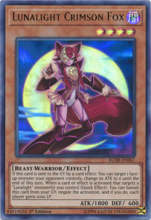 Lunalight Crimson Fox [BLHR-EN067] Ultra Rare | Total Play