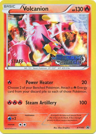 Volcanion (XY145) (Staff) [XY: Black Star Promos] | Total Play