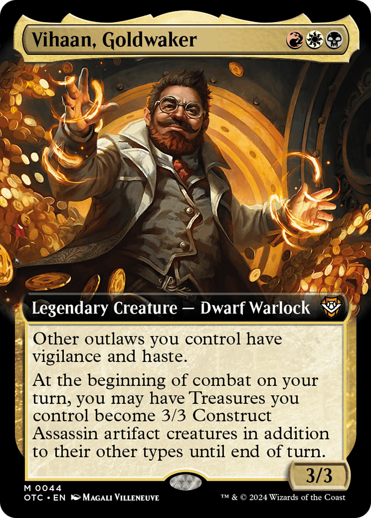 Vihaan, Goldwaker (Extended Art) [Outlaws of Thunder Junction Commander] | Total Play