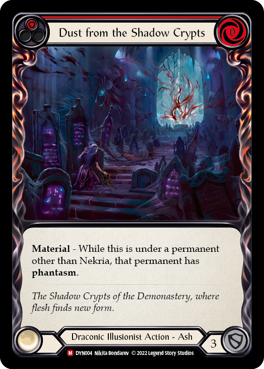 Dust from the Shadow Crypts [DYN004] (Dynasty)  Rainbow Foil | Total Play