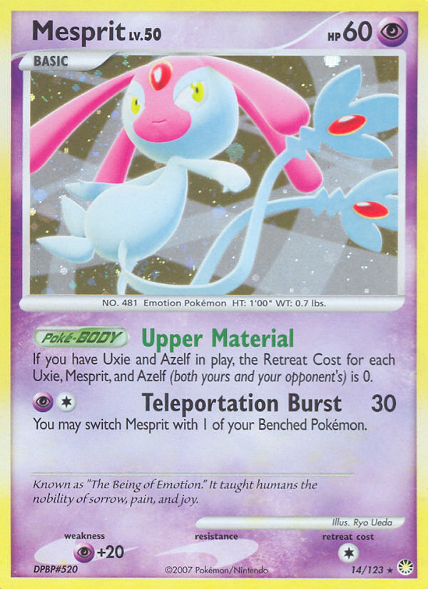 Mesprit (14/123) [Diamond & Pearl: Mysterious Treasures] | Total Play