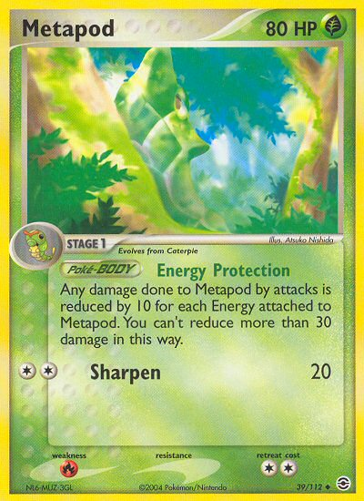Metapod (39/112) [EX: FireRed & LeafGreen] | Total Play