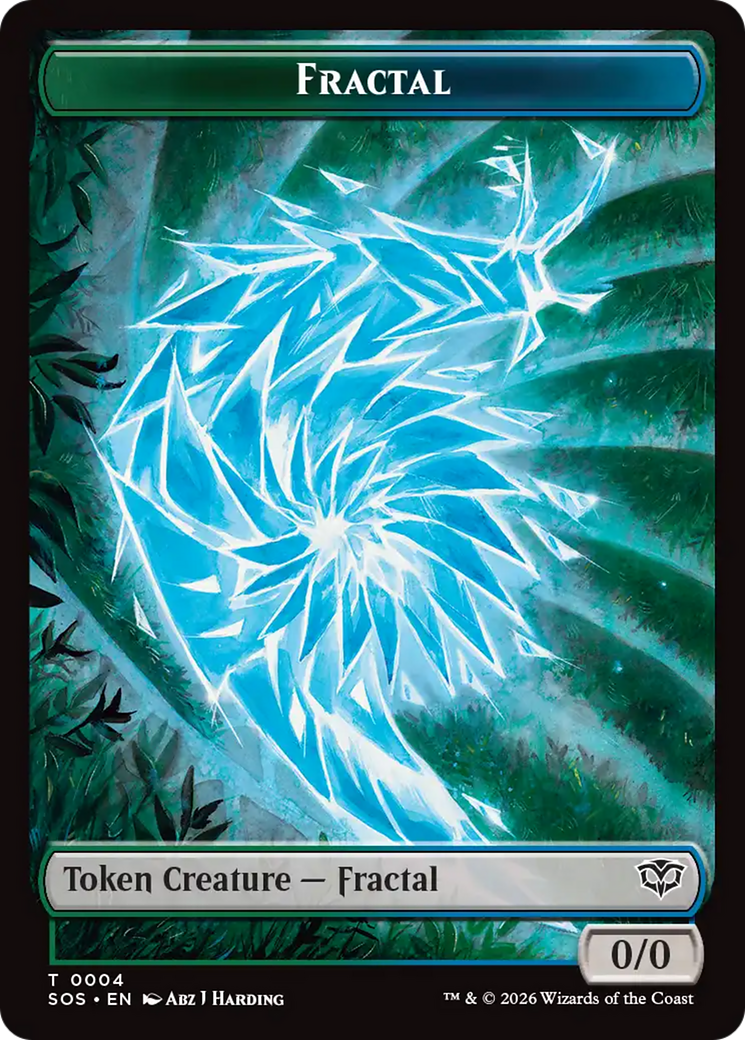 Fractal (0004) // Pest (0008) Double-Sided Token [Secrets of Strixhaven Tokens] | Total Play
