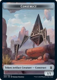 Construct // Drake Double-Sided Token [Zendikar Rising Tokens] | Total Play