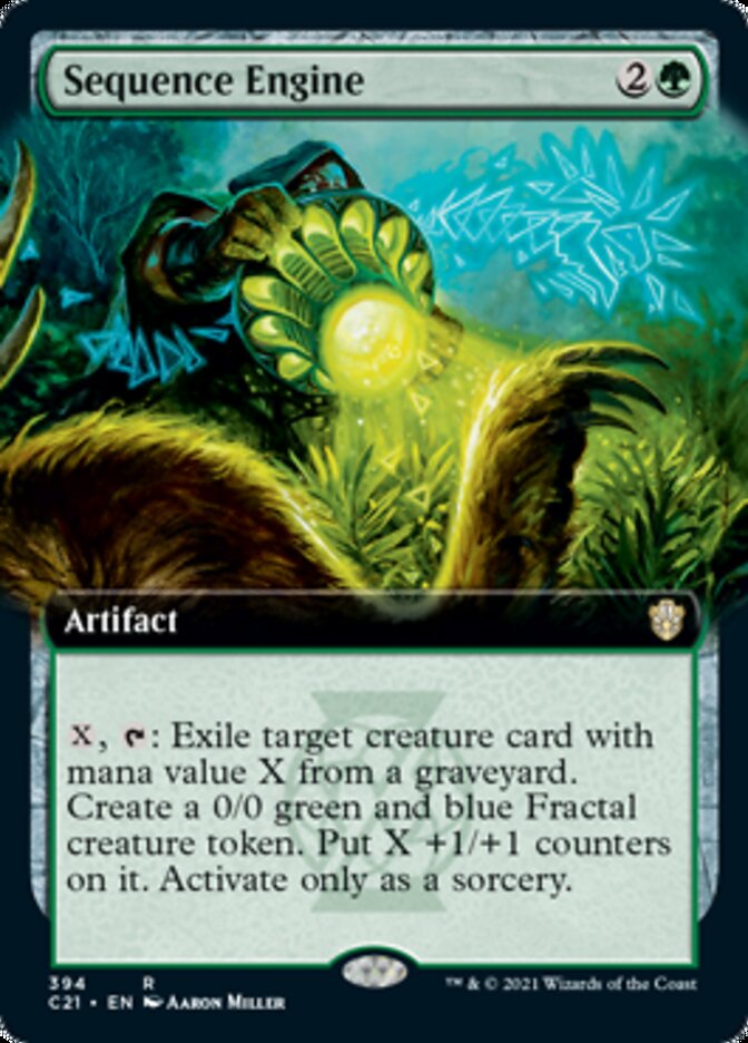 Sequence Engine (Extended Art) [Commander 2021] | Total Play