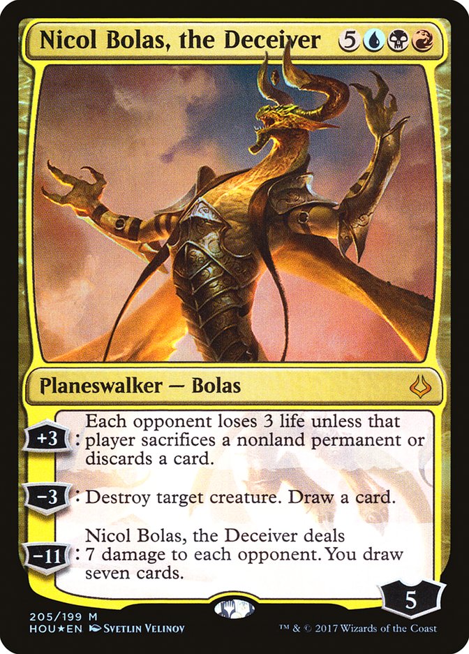 Nicol Bolas, the Deceiver [Hour of Devastation] | Total Play