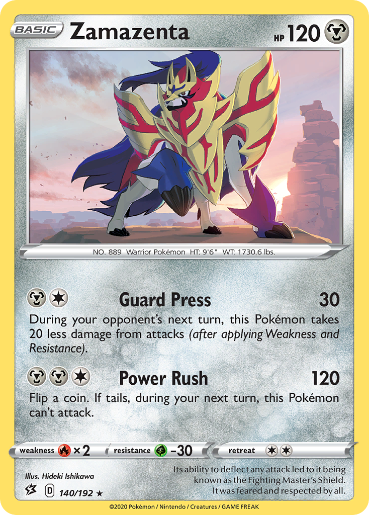 Zamazenta (140/192) [Sword & Shield: Rebel Clash] | Total Play