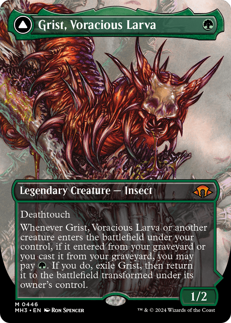 Grist, Voracious Larva // Grist, the Plague Swarm (Borderless) [Modern Horizons 3] | Total Play