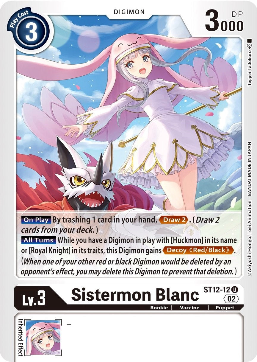 Sistermon Blanc [ST12-12] [Starter Deck: Jesmon] | Total Play