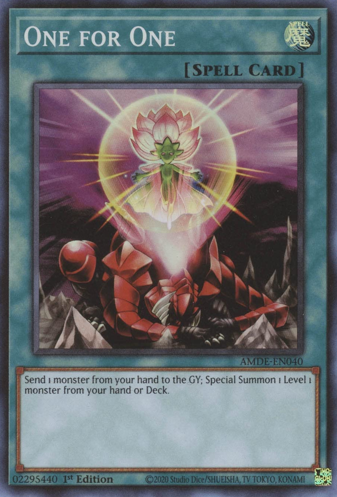 One for One [AMDE-EN040] Super Rare | Total Play