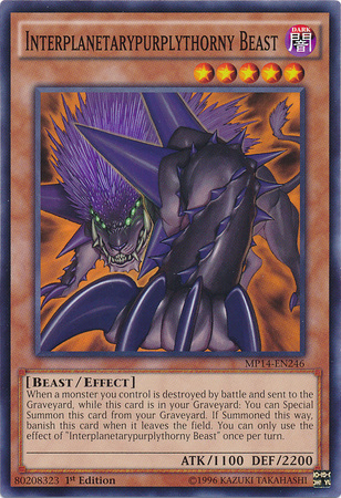 Interplanetarypurplythorny Beast [MP14-EN246] Common | Total Play
