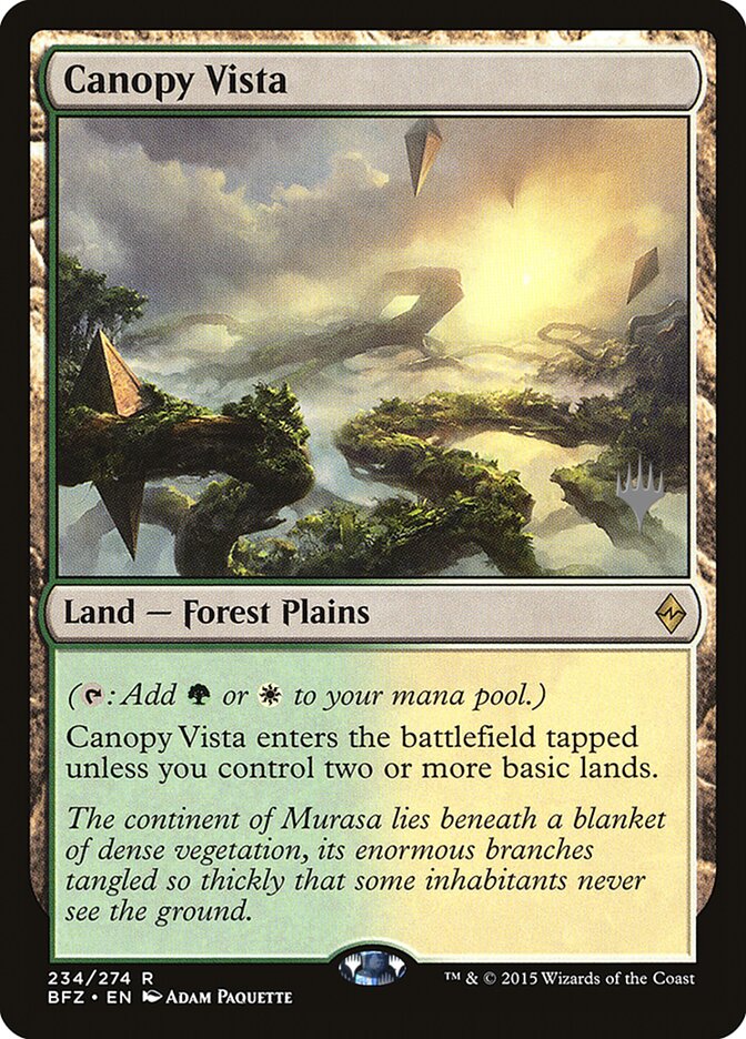 Canopy Vista [Battle for Zendikar Promos] | Total Play