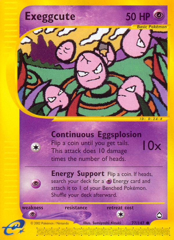 Exeggcute (77/147) [Aquapolis] | Total Play