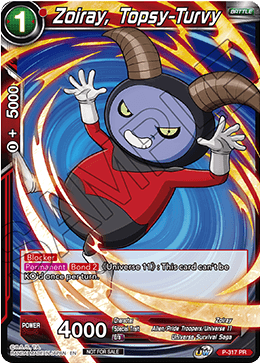 Zoiray, Topsy-Turvy (P-317) [Tournament Promotion Cards] | Total Play
