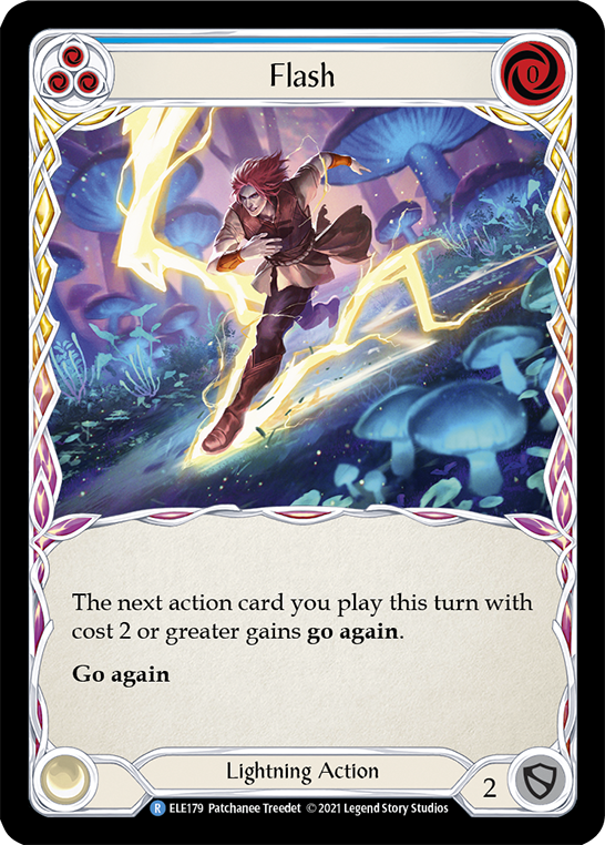 Flash (Blue) [ELE179] (Tales of Aria)  1st Edition Normal | Total Play