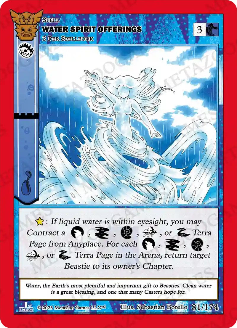 Water Spirit Offerings [Native: First Edition] | Total Play