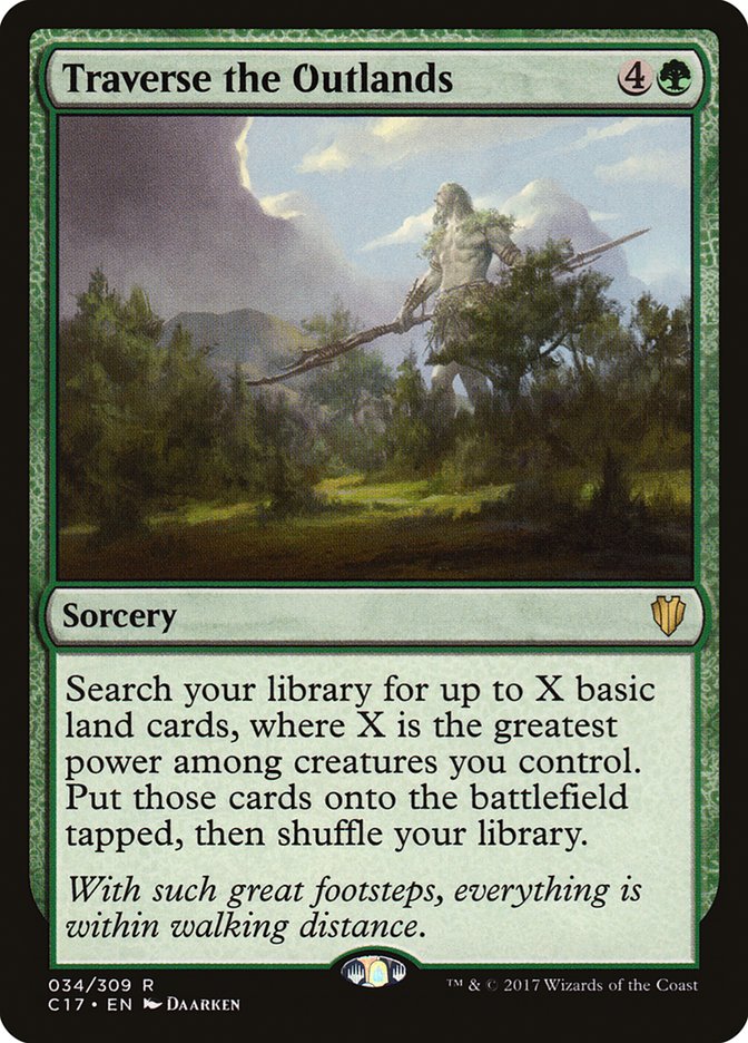 Traverse the Outlands [Commander 2017] | Total Play