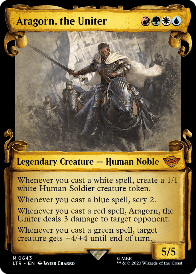 Aragorn, the Uniter [The Lord of the Rings: Tales of Middle-Earth Showcase Scrolls] | Total Play