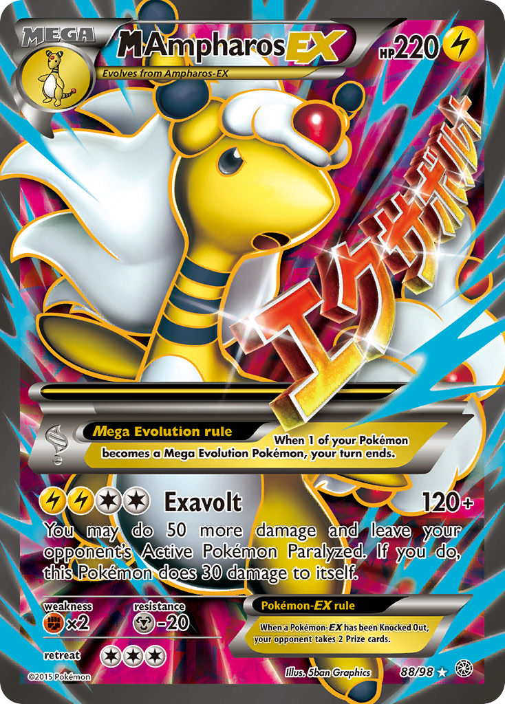 M Ampharos EX (88/98) [XY: Ancient Origins] | Total Play