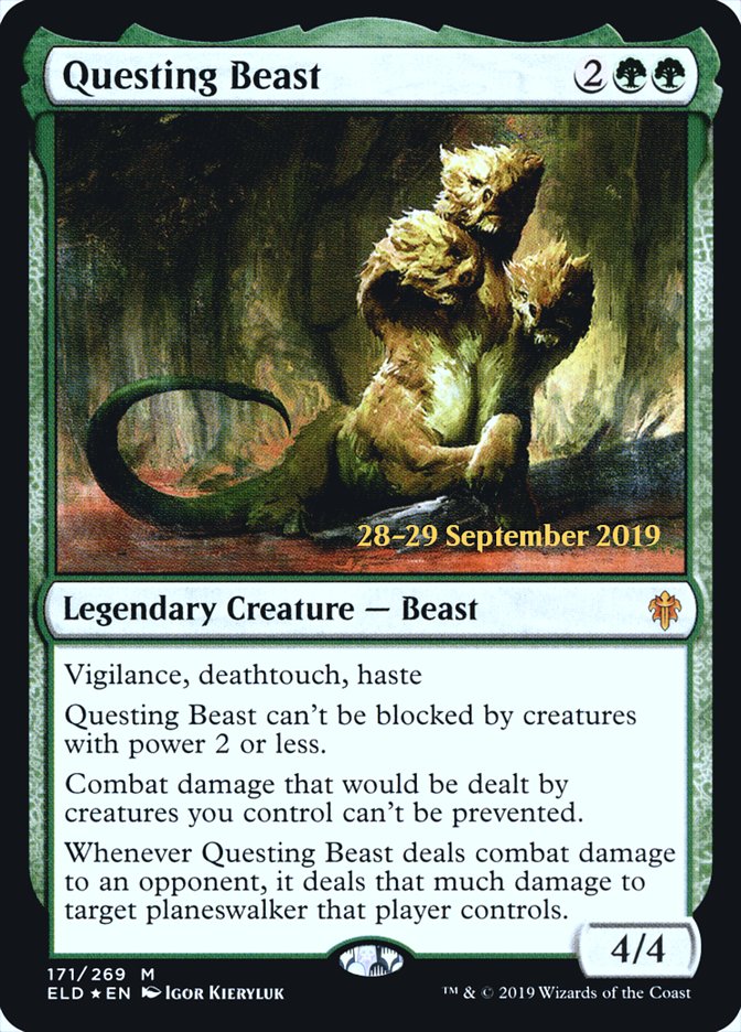 Questing Beast [Throne of Eldraine Prerelease Promos] | Total Play