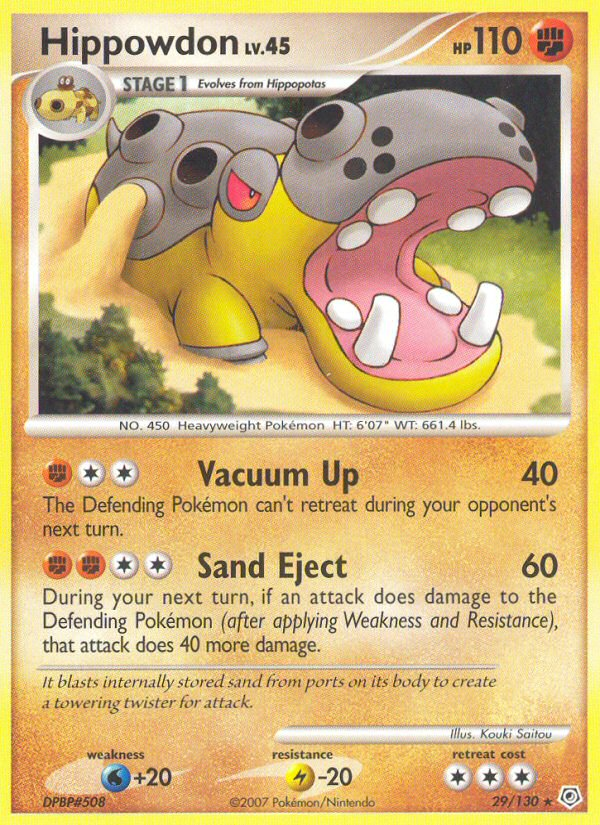 Hippowdon (29/130) [Diamond & Pearl: Base Set] | Total Play