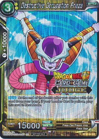 Destructive Occupation Frieza (BT2-104) [Judge Promotion Cards] | Total Play