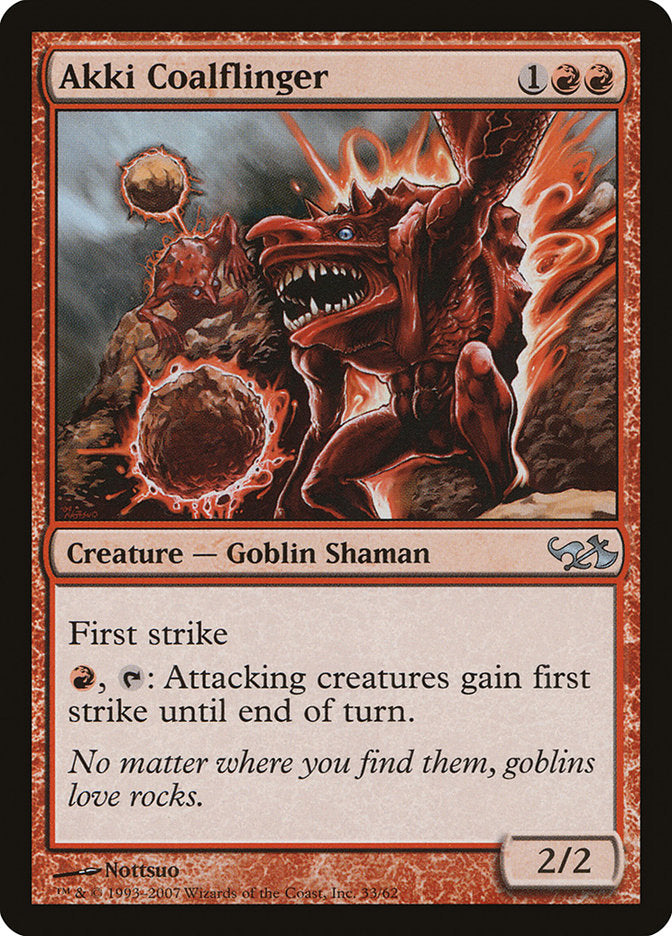 Akki Coalflinger [Duel Decks: Elves vs. Goblins] | Total Play