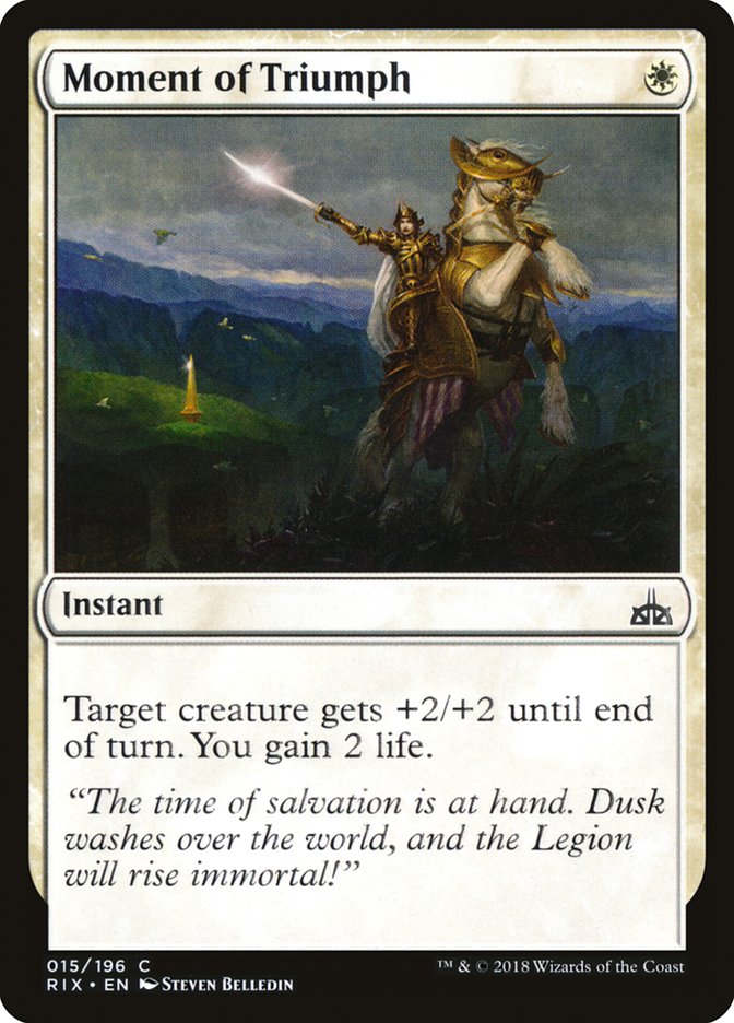 Moment of Triumph [Rivals of Ixalan] | Total Play