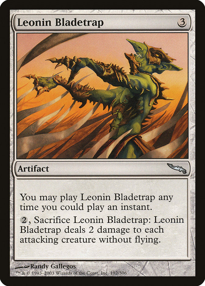Leonin Bladetrap [Mirrodin] | Total Play