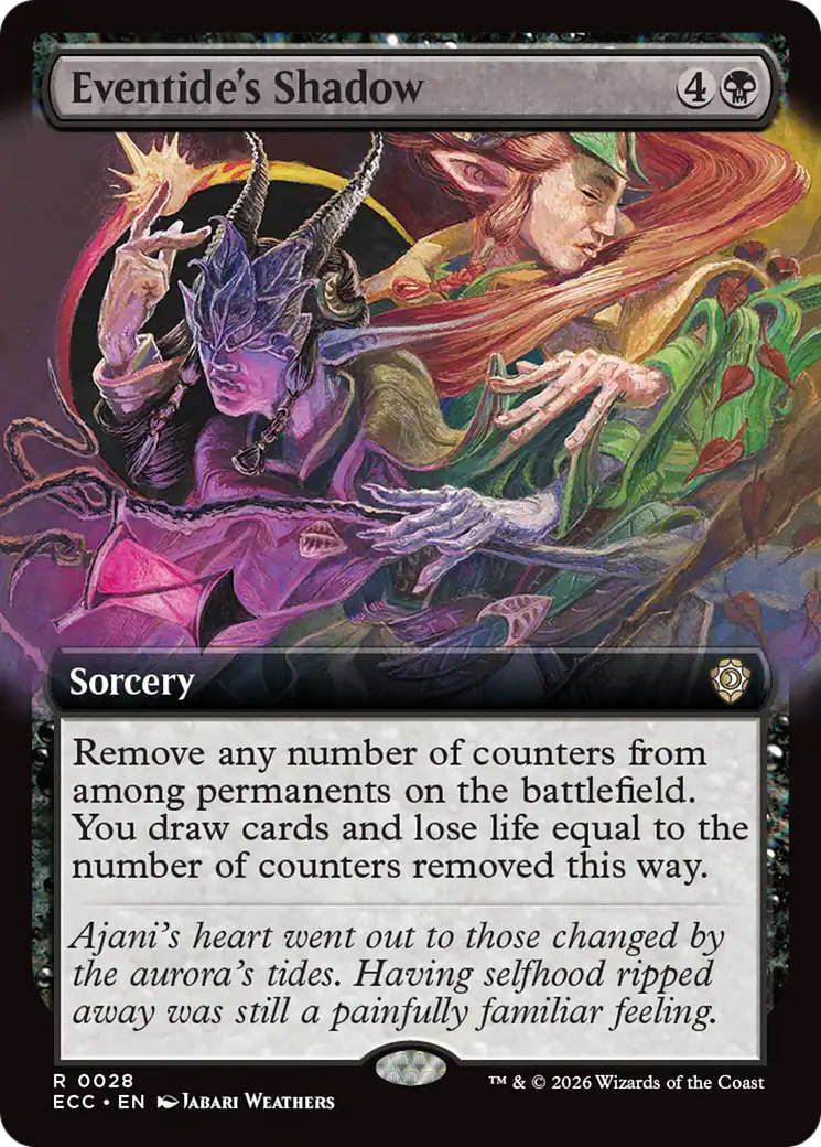 Eventide's Shadow (Extended Art) [Lorwyn Eclipsed Commander] | Total Play